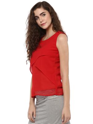front overlap layered top - 15867988 - Standard Image - 2