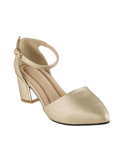gold ankle strap sandals - 15869068 - Standard Image - 1