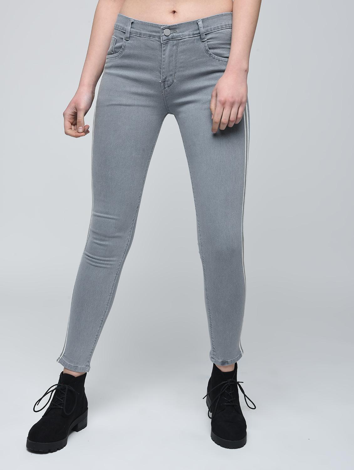 side striped skinny jeans - 15870392 - Zoom Image - 2