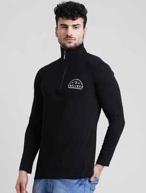 solid black collared t-shirt - 15870587 - Standard Image - 2