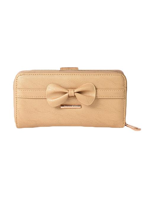 beige leatherette (pu wallet - 15871413 - Standard Image - 1