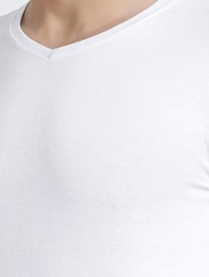 white cotton t-shirt - 15871794 - Standard Image - 5