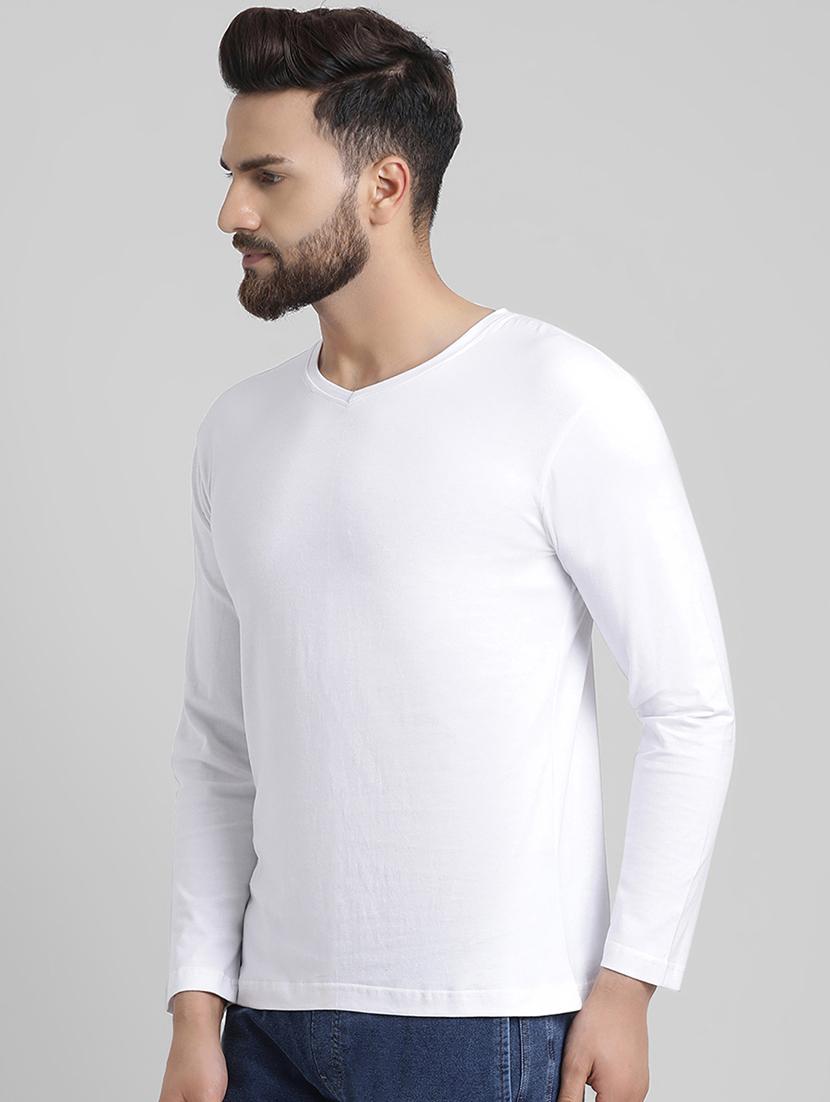 white cotton t-shirt - 15871794 - Zoom Image - 2