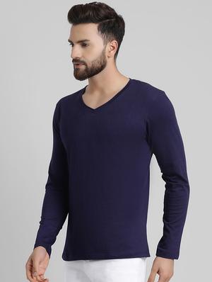 navy blue cotton t-shirt - 15871797 - Standard Image - 2