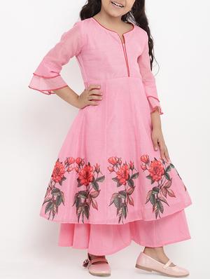 pink silk blend suit set - 15873091 - Standard Image - 2