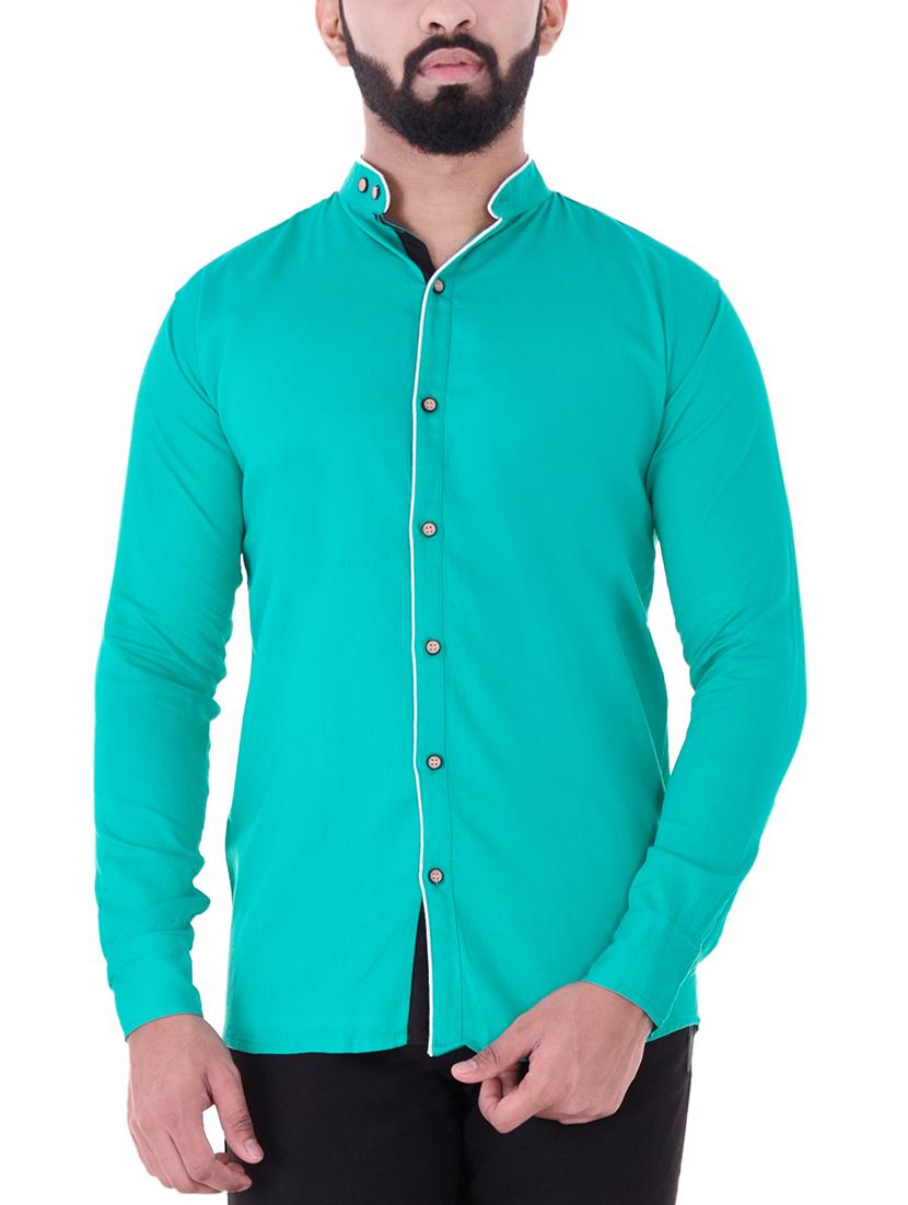 multicolor cotton blend casual shirt (set of 2) - 15873721 - Zoom Image - 2