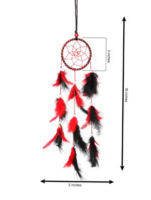 sehaz artworks feng shui dreamcatcher wall hanging - 3-inch-red - 15873831 - Standard Image - 2