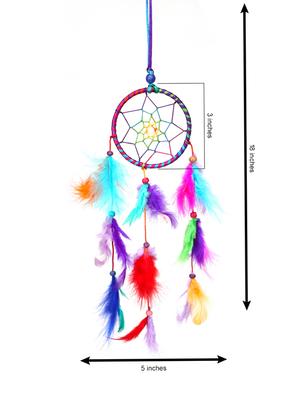 sehaz artworks feng shui dreamcatcher wall hanging - 3-inch-multi - 15873833 - Standard Image - 2