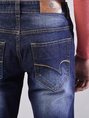 blue cotton ripped jeans - 15874896 - Standard Image - 5