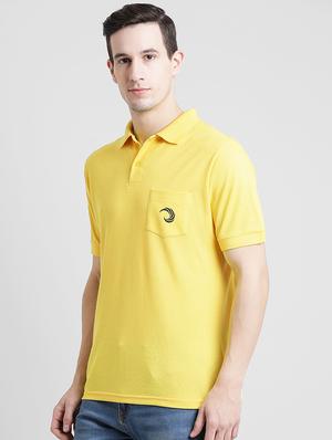 solid yellow pocket t-shirt - 15875002 - Standard Image - 2