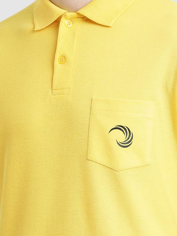 solid yellow pocket t-shirt - 15875002 - Zoom Image - 5