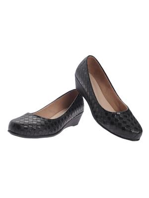 black slip on wedges - 15875172 - Standard Image - 2