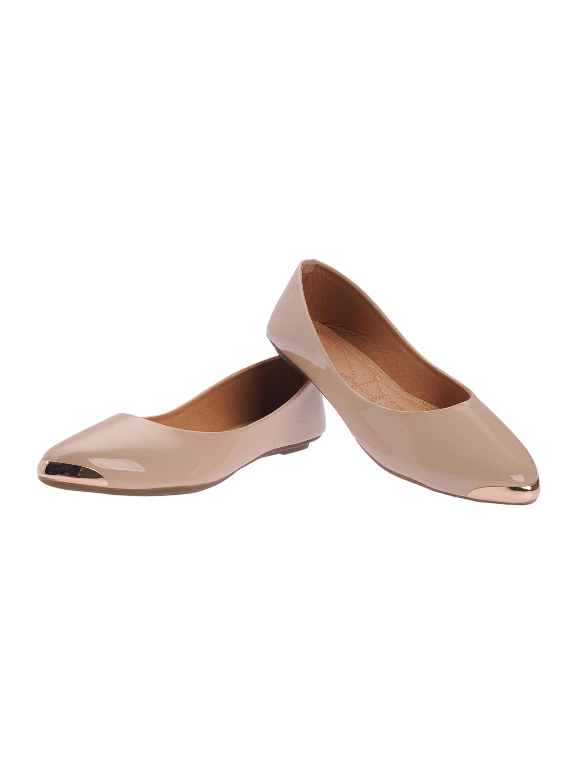 beige slip on ballerinas - 15875187 - Zoom Image - 2