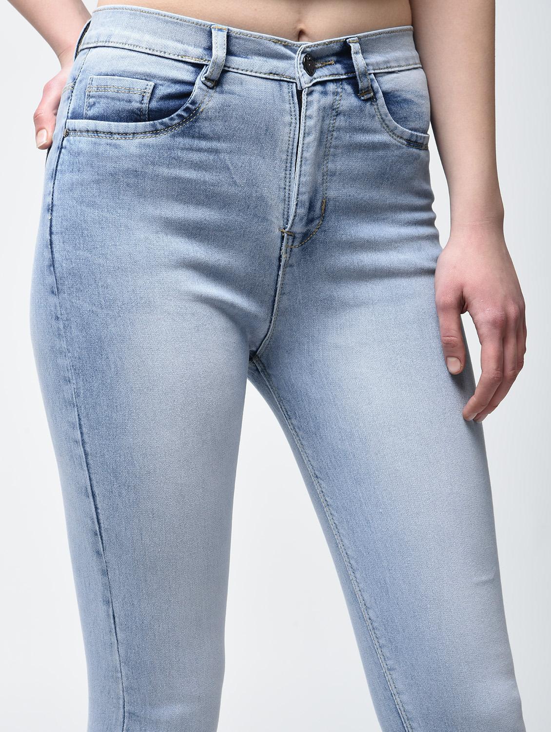 high waist stone washed jeans - 15876704 - Zoom Image - 5