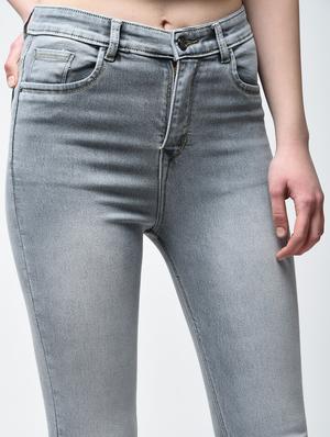 stone washed high waist jeans - 15876706 - Standard Image - 5