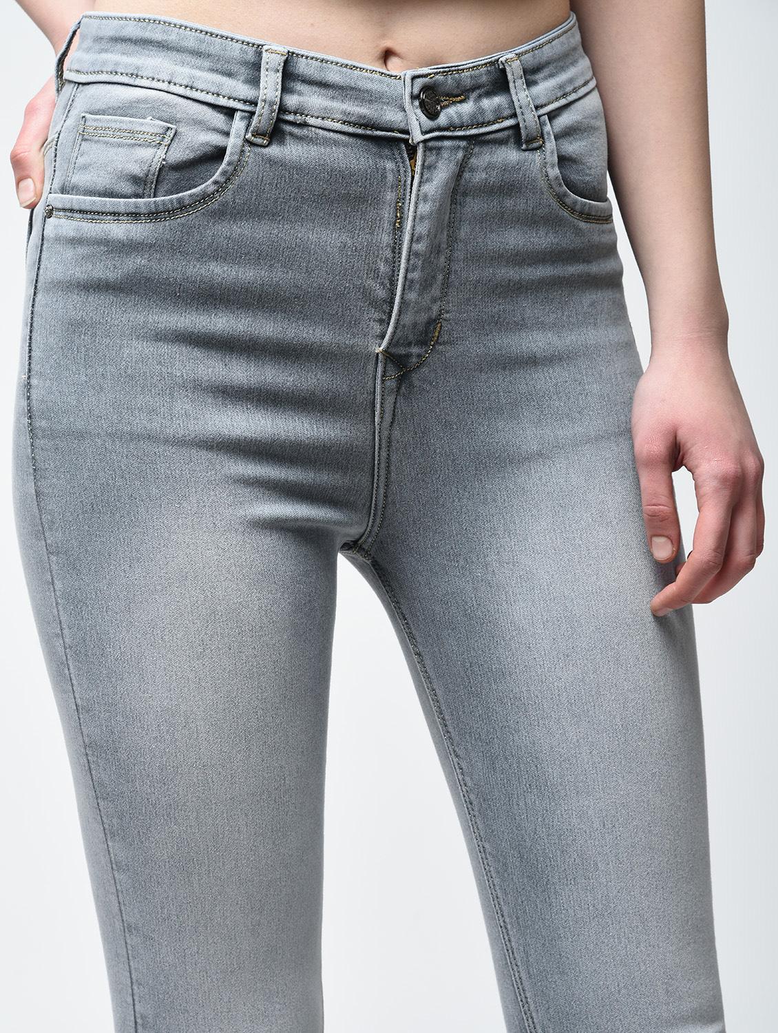 stone washed high waist jeans - 15876706 - Zoom Image - 5