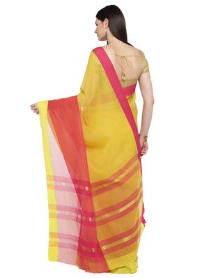 color block woven saree with blouse - 15876950 - Standard Image - 2