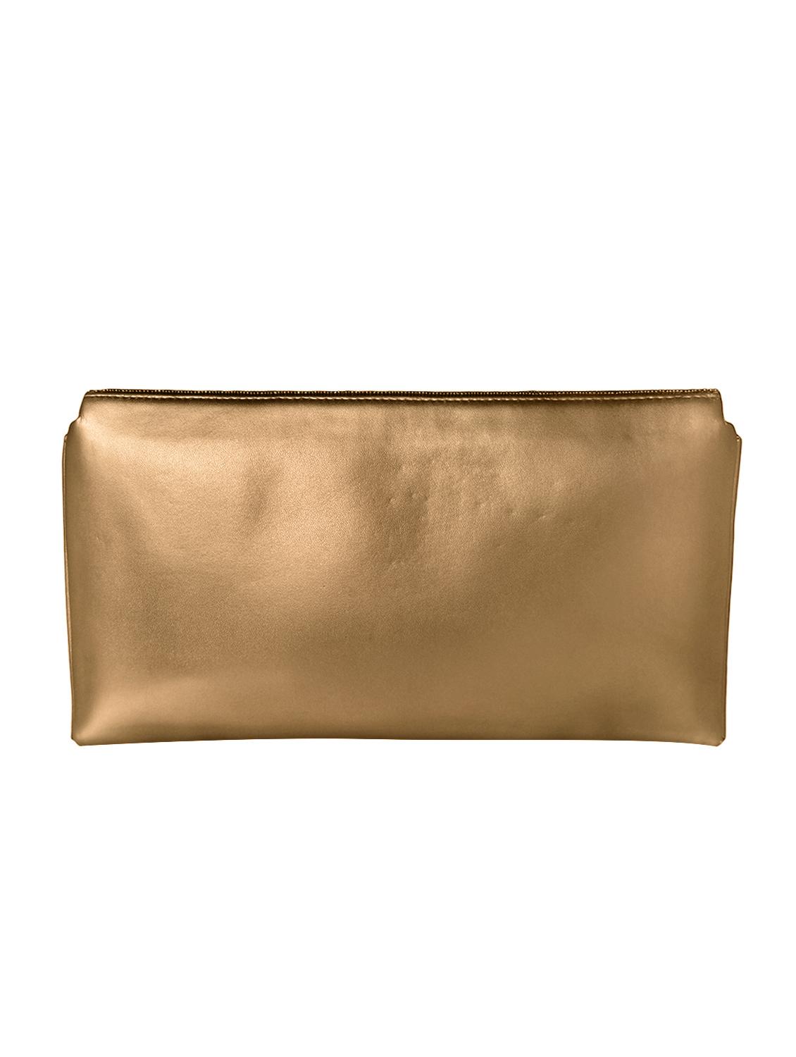 gold leatherette (pu) regular clutch - 15877990 - Zoom Image - 2