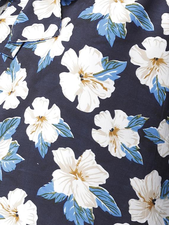 tie neck floral top - 15879498 - Zoom Image - 5