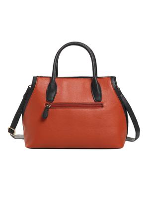 red leatherette (pu) regular satchel - 15880461 - Standard Image - 2