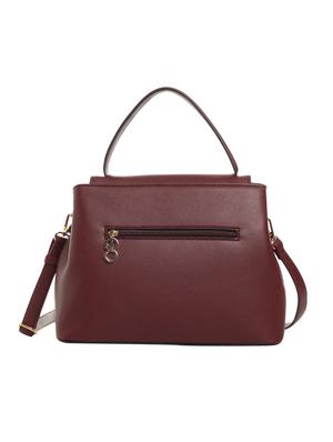 red leatherette (pu) regular satchel - 15880462 - Standard Image - 2