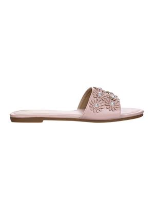 pink slip on sandals - 15881137 - Standard Image - 2