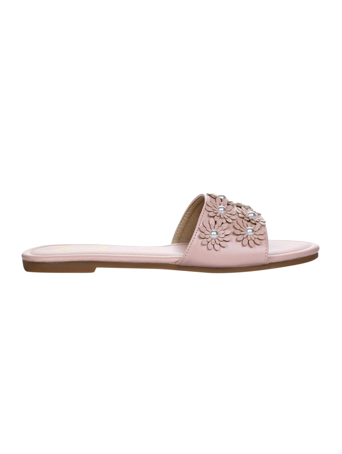 pink slip on sandals - 15881137 - Zoom Image - 2