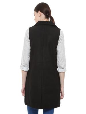 double breasted sleeveless coat - 15882251 - Standard Image - 2