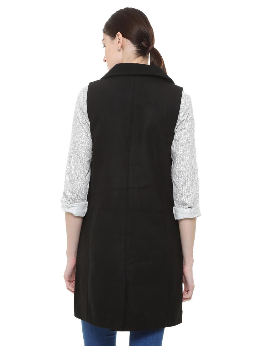 double breasted sleeveless coat - 15882251 - Zoom Image - 2