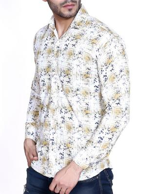 white checkered casual shirt - 15883518 - Standard Image - 2