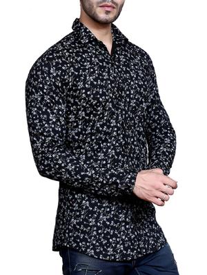 black printed casual shirt - 15883560 - Standard Image - 2