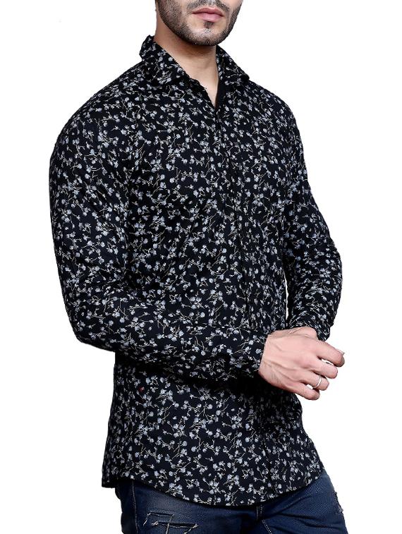 black printed casual shirt - 15883560 - Zoom Image - 2