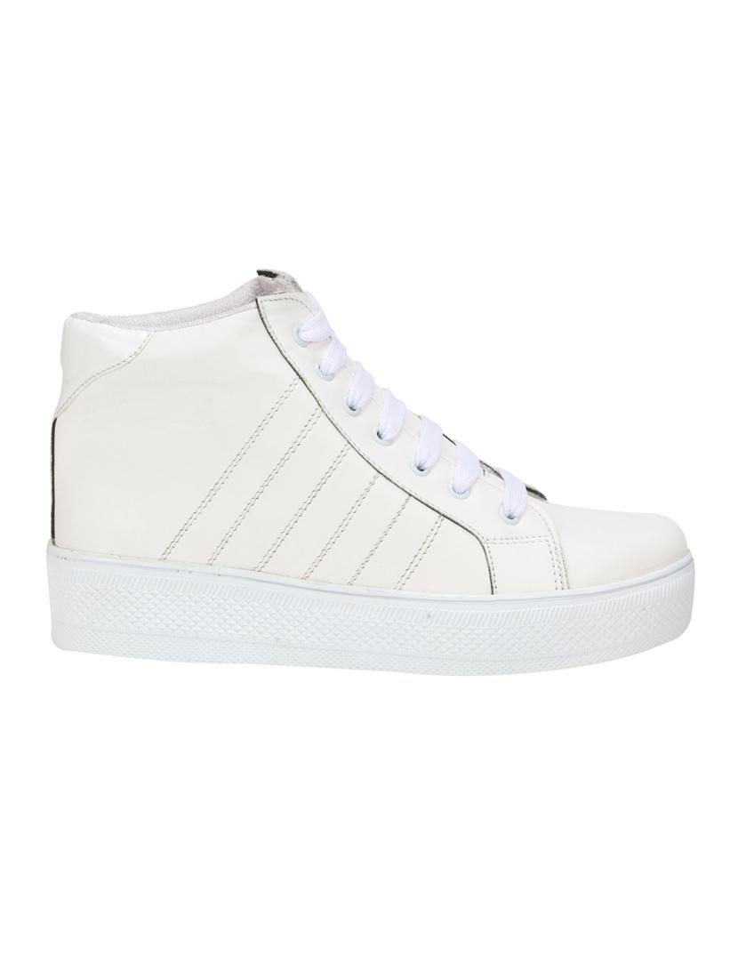 white lace-up sneakers - 15883798 - Zoom Image - 2