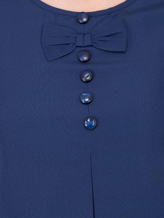 bow detail layered top - 15884800 - Zoom Image - 5