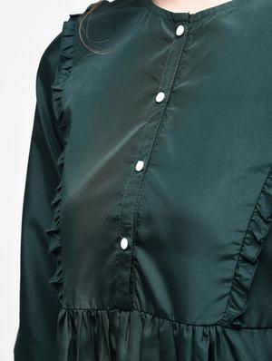 ruffle trim gathered top - 15887608 - Standard Image - 5