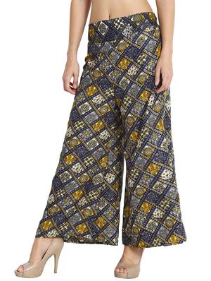 high waist flared palazzo - 15891112 - Standard Image - 2
