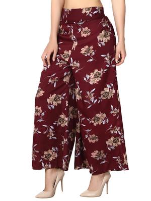 floral flared palazzo - 15891129 - Standard Image - 2