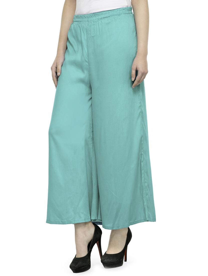 mid waist flared palazzo - 15893000 - Zoom Image - 2
