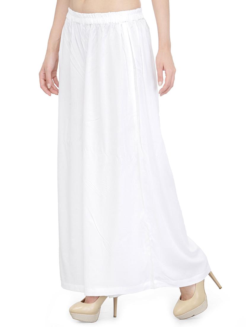 mid waist flared palazzo - 15893001 - Zoom Image - 2