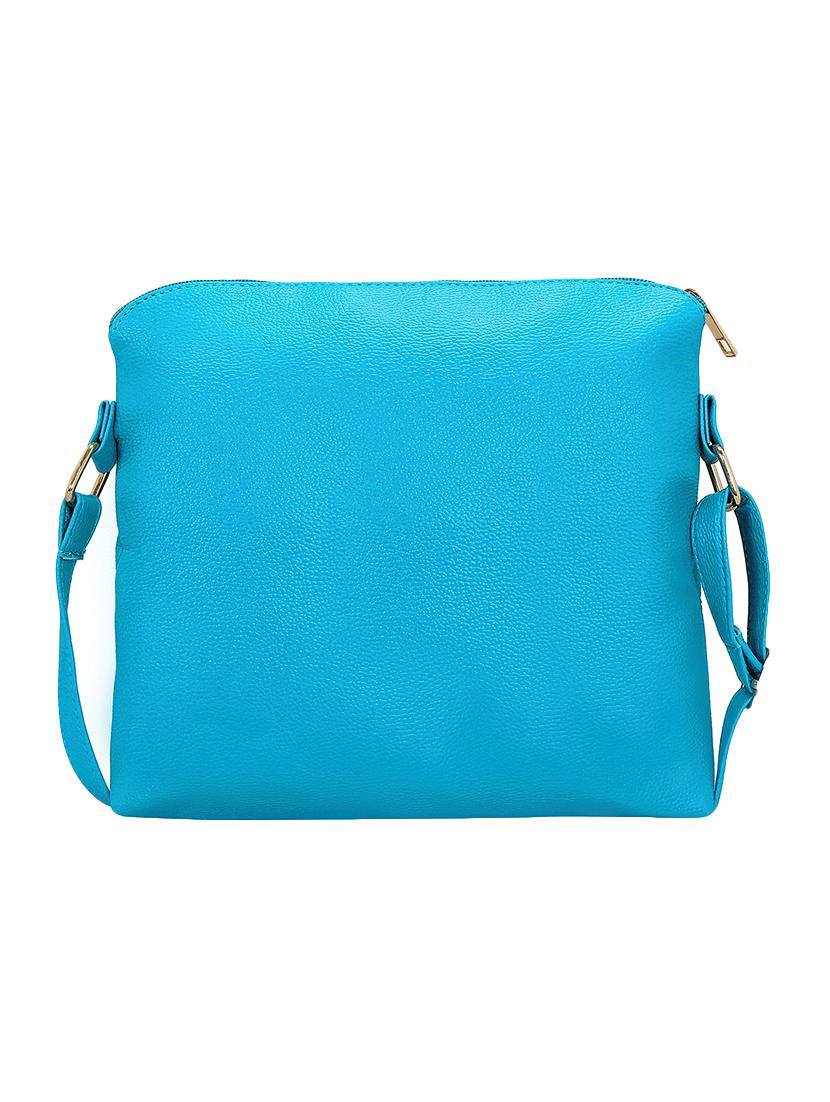 blue leatherette (pu) regular sling bag - 15893341 - Zoom Image - 2