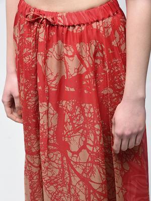 Abstract print maxi skirt - 15894094 - Standard Image - 5