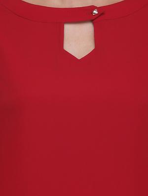 bishop sleeved keyhole front top - 15894264 - Standard Image - 5