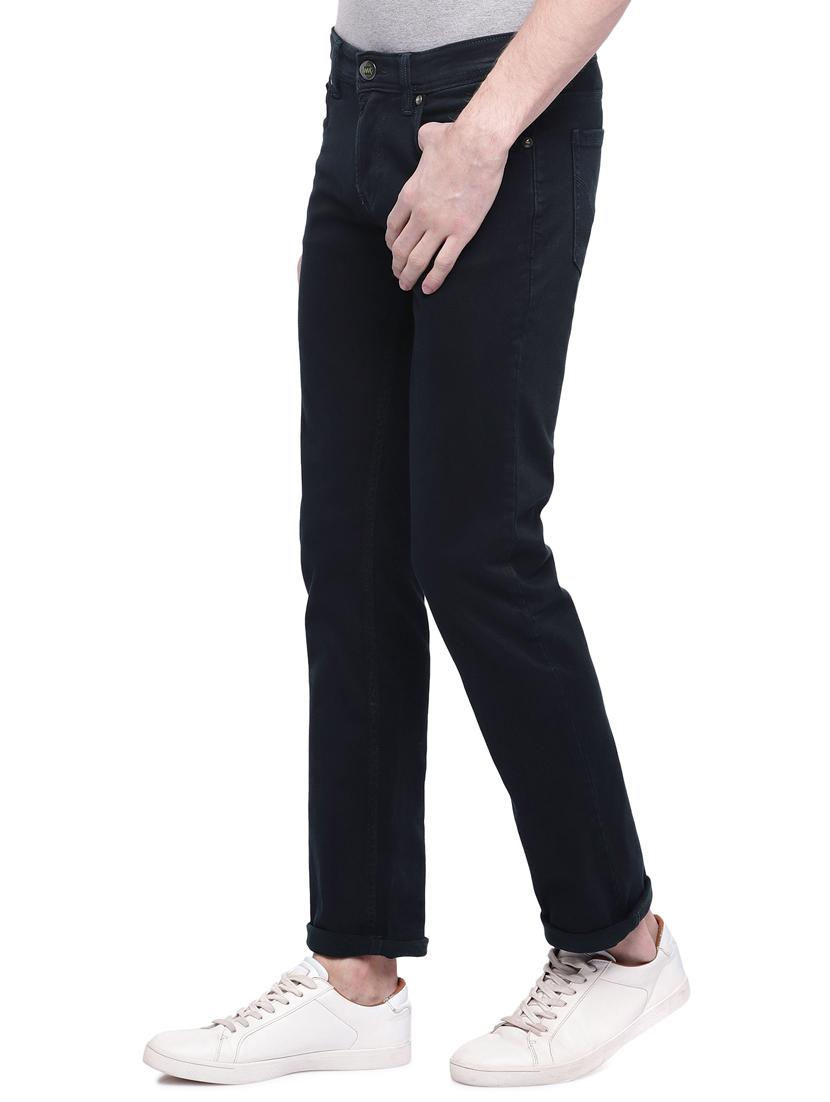 green cotton plain jeans - 15896706 - Zoom Image - 2