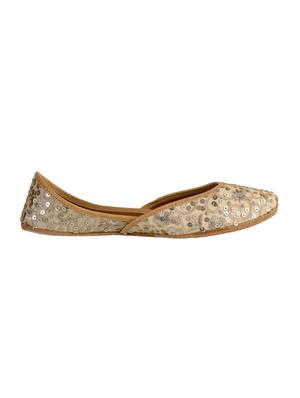 gold slip on jutis - 15897353 - Standard Image - 2
