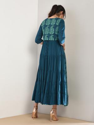 Tiered embellished dress - 15897431 - Standard Image - 2