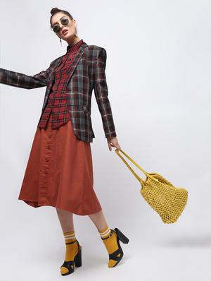 pocket patch checkered shirt - 15897884 - Standard Image - 2