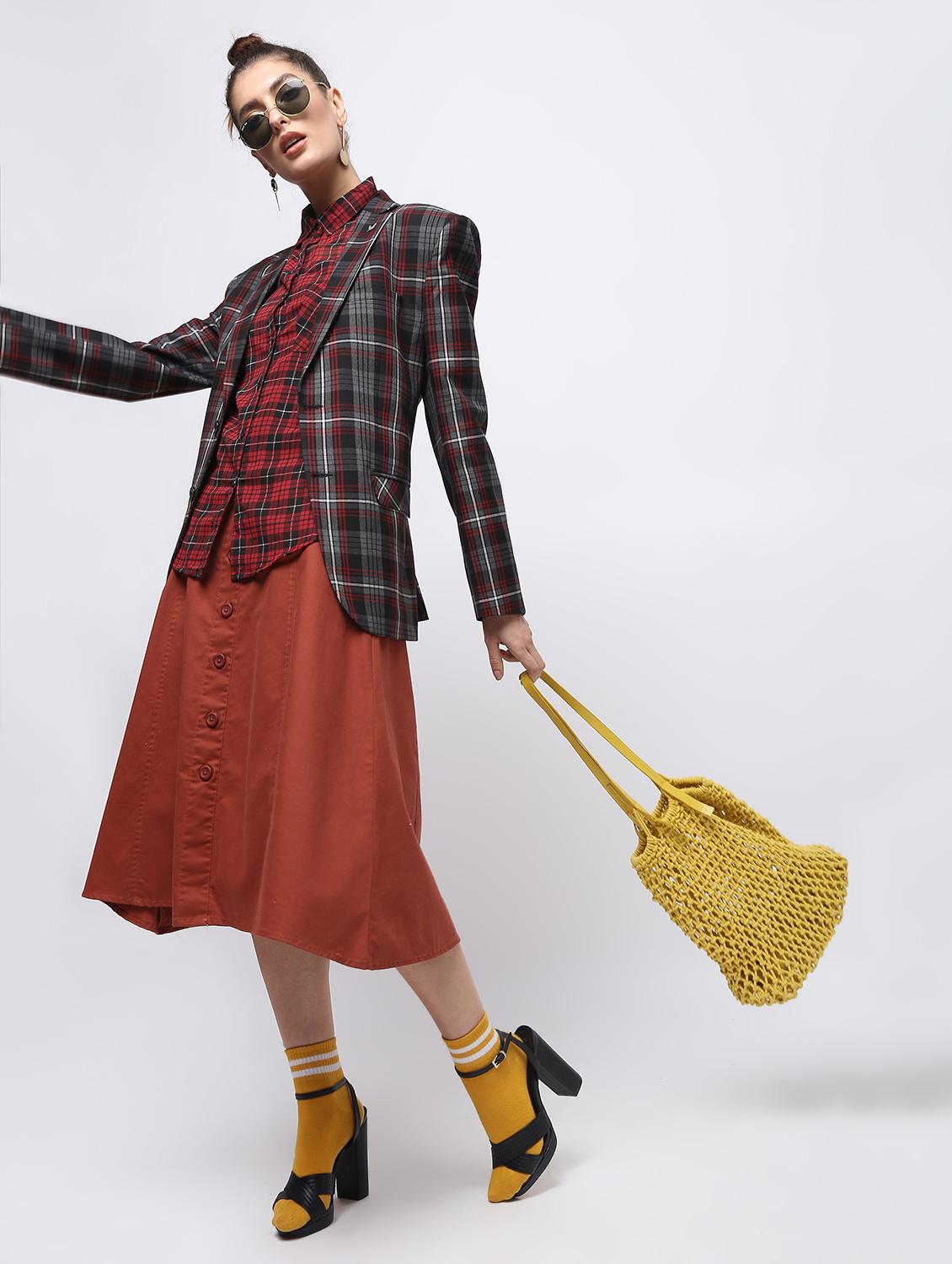 pocket patch checkered shirt - 15897884 - Zoom Image - 2