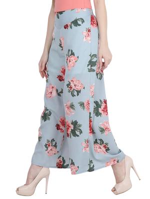 floral flared palazzo - 15899902 - Standard Image - 2