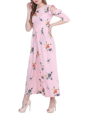 ruffled cold shoulder floral jumpsuit - 15899904 - Standard Image - 2