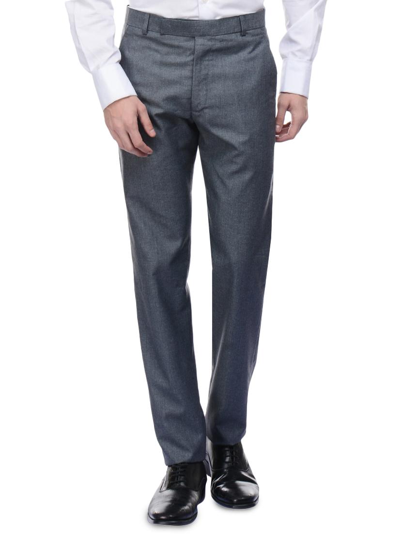 multi colored cotton flat front formal trouser - 15900228 - Zoom Image - 5